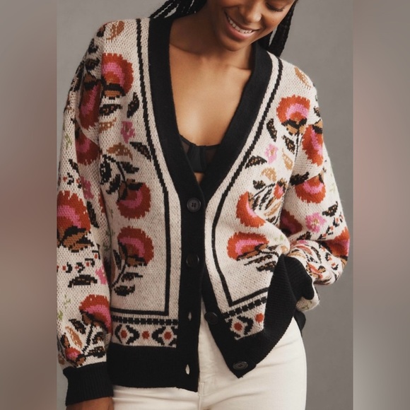 FARM Rio Palms Paradise Sand Cardigain - Picture 2 of 14